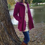 Goodwill Kansas News Article November 2016 Fall Look Purple Coat