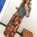 Goodwill Kansas News Article June 2017 Thrift Women Wedding Fashion Floral Skirt Anthropologie