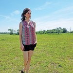 Goodwill Kansas News Article July 2017 Thrift Women Summer Fashion Gap Shorts Bright Tank 2