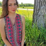 Goodwill Kansas News Article July 2017 Thrift Women Summer Fashion Gap Shorts Bright Tank