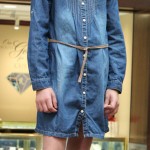 Goodwill Kansas News Article December 2017 Winter Fashion Thrift Chloe Denim Dress
