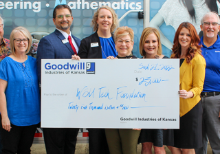 Goodwill Announces $155,000-Lifetime Gift to WSU Tech’s FutureMaker